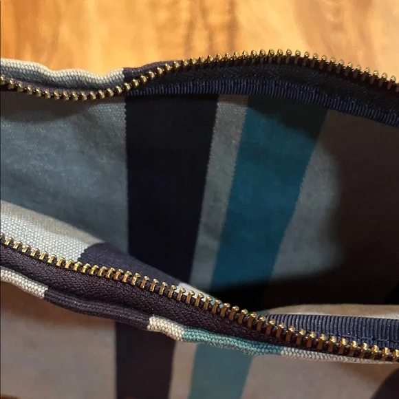 Massimo Dutti  Striped denim shoulder Bag - Picture 8 of 8